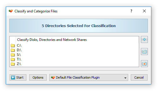 DiskBoss File Classification Command