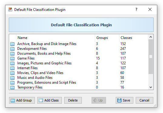 DiskBoss Manage File Classification Plug-ins