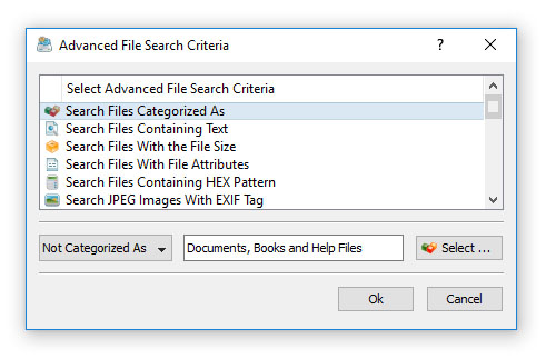 File Organizing Command Rule Category