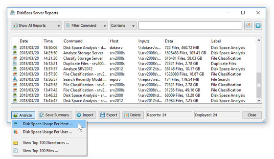Analyzing Duplicate Files Per Server